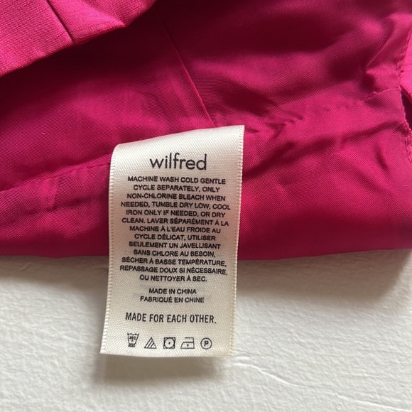 WILFRED pink crop top size 2 - Picture 5 of 5